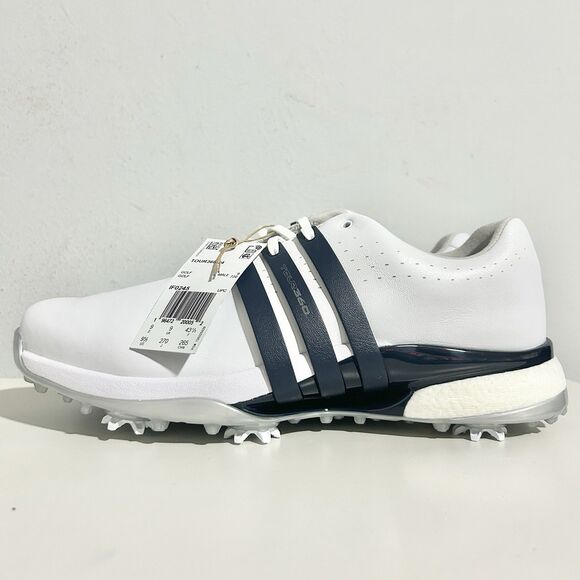 Adidas Tour360 24 “White Collegiate Navy” Men’s Size 9.5 Cushioned Golf Shoes